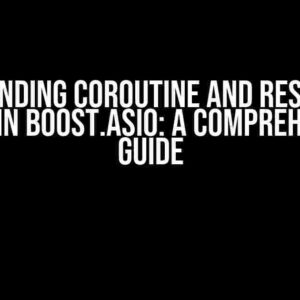 Suspending Coroutine and Resuming Later in Boost.Asio: A Comprehensive Guide